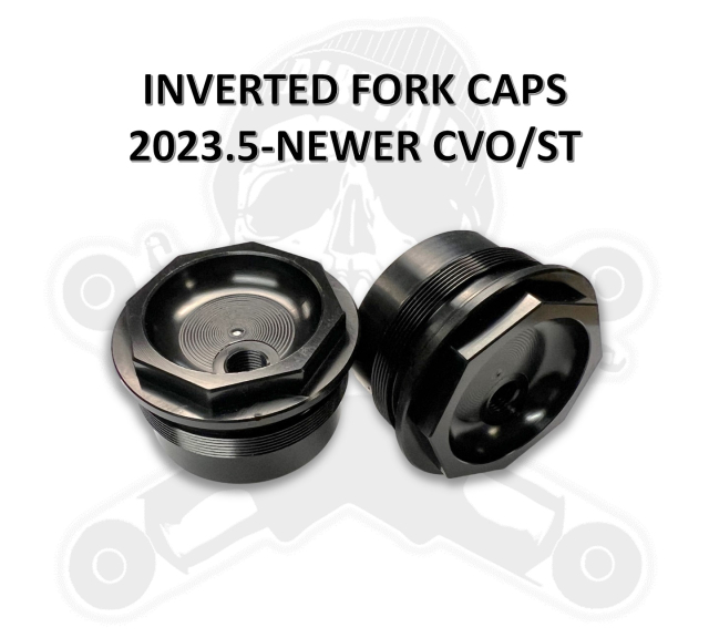 DIRTY AIR USA: Front Fork Caps - Inverted 2023.5-Newer CVO/ST